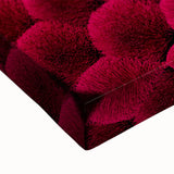 Black and white landscape art painting of a Vietnamese rice terrace on stretched canvas, suitable for bedroom wall decor.