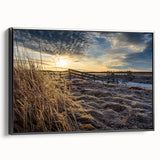 Black and white landscape art painting of New Brunswick on framed canvas, ideal for bedroom wall decor.