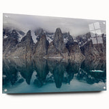 Acrylic print of a serene Northwest Territories landscape, ideal for bedroom or dining room decor.