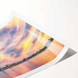 Extra large wall art featuring line art flowers in muted earth tones on a rolled print, ideal for large living room decor.