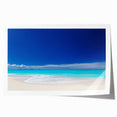 Extra large rolled print of Antigua scenery with vibrant blue and green colors, ideal for art wall dining room.