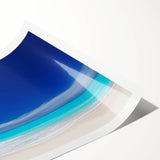 Extra large wall art featuring line art flowers in soft pastel shades on a rolled print, ideal for large living room decor.