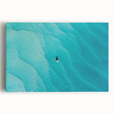 Black and white stretched canvas of Caribbean Bahamas scenery, ideal for kitchen wall art or bedroom ambiance.