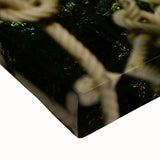 Black and white landscape painting of Central America on large stretched canvas, suitable for bedroom decor.