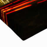 Black and white landscape art painting of a Salvadoran countryside on stretched canvas, ideal for bedroom decor.