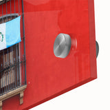 Large abstract wall art on acrylic featuring vibrant, earthy tones and mid-century modernist style.