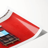 Extra large wall art featuring line art flowers in muted earth tones on a rolled canvas, ideal for large living room decor.