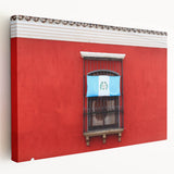 Large art print depicting a vibrant Central American landscape on stretched canvas, ideal for kitchen wall art.