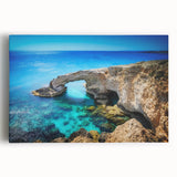 Black and white photograph of a European landscape on stretched canvas, ideal for kitchen wall art.