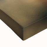 Large art of a black and white Danish landscape on stretched canvas, suited for bedroom wall decor.