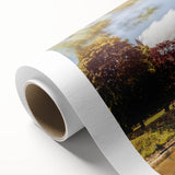 Art Deco poster of Bath, England, in muted pastel colors on rolled canvas, suitable for nursery wall art.