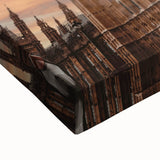 Large art of Big Ben in black and white on stretched canvas, suitable for bedroom wall decor.