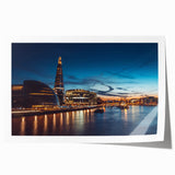 Extra large rolled print depicting the Thames River in England, ideal for art wall dining room decor.
