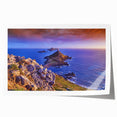 Rolled print of a Corsican landscape with vivid greenery and blue skies, ideal for art wall dining room.