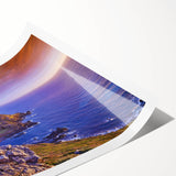 Extra large wall art featuring line art flowers in muted earth tones on a rolled canvas, ideal for large living room decor.