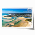 Rolled print of Nice, France scenery with soft pastel shades, ideal for art wall dining room.
