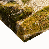 Large art of a black and white Normandy landscape on stretched canvas, suitable for bedroom wall decor.