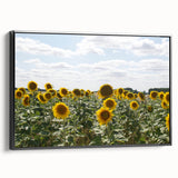 Black and white vintage poster art of a French landscape on framed canvas, suitable for bedroom decor.