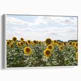 Vintage poster art of a scenic South France landscape in colorful hues on a large framed canvas, ideal for living room decor.