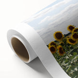 Art deco poster of a serene French southern landscape in pastel shades on rolled canvas, ideal for nursery wall art.