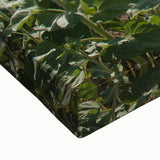 Large art of a black and white landscape painting depicting a serene French countryside on stretched canvas.