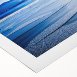 Art deco poster featuring Bavarian landscape in muted earth tones on rolled canvas, suitable for dining room decor.