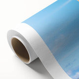 Art deco poster of Athens skyline in pastel shades on rolled canvas, ideal for nursery wall art.