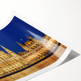 Extra large wall art of line art flowers in black on white, rolled print, suitable for large living room decor.