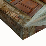 Black and white landscape art painting of Tuscany on stretched canvas, ideal for bedroom wall art.