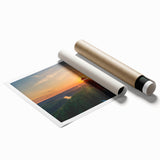 Extra large rolled print of a floral scene in Lithuania, with soft pastel shades, ideal for classy bathroom wall art.