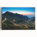 Black and white photograph of a European cityscape on stretched canvas, ideal for kitchen wall art or bedroom ambiance.