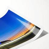 Extra large rolled print featuring line art flowers in muted earth tones, ideal for large living room wall art.