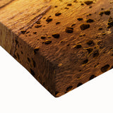 Black and white landscape art painting of Canary Islands on stretched canvas, suitable for bedroom wall decor.