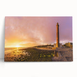 Black and white photograph of a European scenery on a stretched canvas, ideal for kitchen wall art.