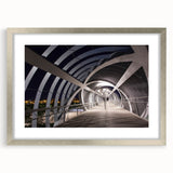 Textured abstract art print of Madrid with muted earth tones on a framed canvas, ideal for bedroom decor.