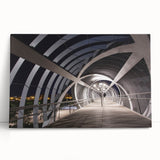 Black and white stretched canvas of Madrid scenery, ideal for kitchen wall art or bedroom ambiance.
