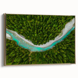 Framed canvas featuring a vintage-style black and gold landscape painting of the Swiss countryside, ideal for bedroom decor.