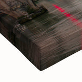 Black and white landscape art painting of the Vatican on stretched canvas, suitable for bedroom wall art.