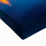 Large art of a black and white Welsh landscape on stretched canvas, ideal for bedroom wall decor.