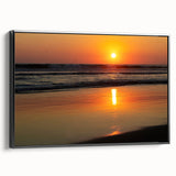 Black and white framed canvas of Acapulco landscape, vintage poster style, ideal for bedroom decor.