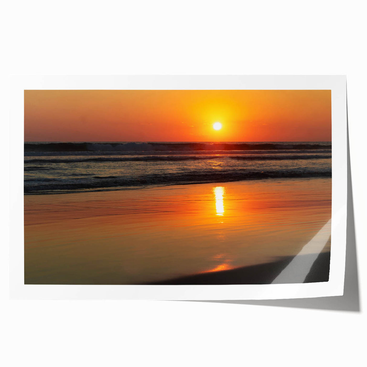 Extra large rolled print of Acapulco scenery with vibrant floral elements, ideal for art wall dining room.