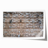 Extra large rolled print of Yucatan scenery with vibrant green and blue tones, ideal for art wall dining room.