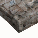 Large art depicting a black and white landscape of Yucatan, Mexico on stretched canvas, suitable for bedroom wall decor.