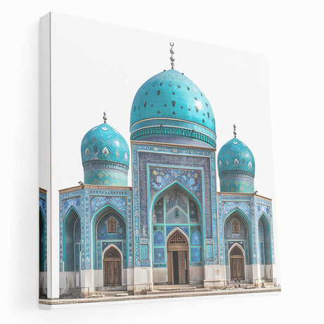 Large canvas print of a Middle Eastern landscape in earth tones, ideal for kitchen wall art.