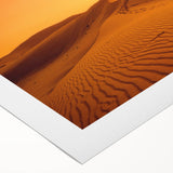 Art deco poster of Dubai skyline in muted metallic tones on rolled canvas, suitable for dining room or bathroom wall art.