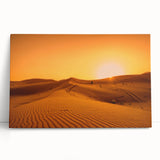 Black and white stretched canvas of Dubai skyline, ideal for kitchen wall art or bedroom ambiance.