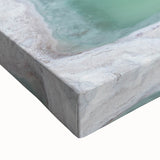 Black and white large art canvas featuring the Dead Sea landscape, ideal for bedroom wall decor.