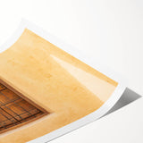 Extra large rolled print of line art flowers in muted earth tones, ideal for large living room wall art.