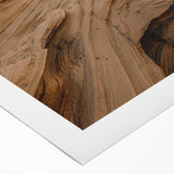 Art deco poster of Abu Dhabi skyline in muted gold and blue tones on rolled canvas, suitable for dining room wall art.