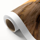 Art Deco style poster of Abu Dhabi skyline in pastel shades on rolled canvas, ideal for nursery wall art.